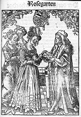 'The Rose Garden' by Eucharius Rsslin (1470-1526), 1513