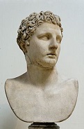 Bust of Meleager by Scopas (-395 to -350)