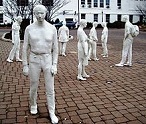 'Street Crossing' by George Segal (1924-2000), 1992