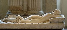 'The Sleeping Hermaphroditus' by Polycles