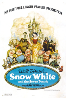 'Snow White and the Seven Dwarfs', 1937