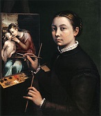 'Self-Portrait' by Sophonisba Anguissola (1532-1625), 1556