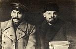 Joseph Stalin (1878-1953) and Vladimir Lenin of Russia (1870-1924)