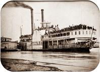 Steamboat 'Sultana', 1863-5