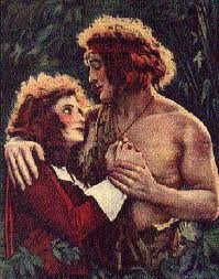 'Tarzan', starring Elmo Lincoln (1889-1952) and Enid Markey (1894-1981), 1918