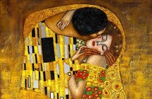 'The Kiss' by Gustav Klimt (1862-1918), 1907-8