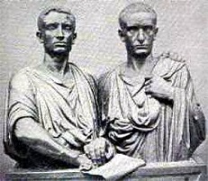 Tiberius Sempronius Gracchus (-163 to -133) and Gaius Sempronius Gracchus (-153 to -121)