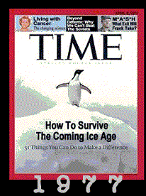 'How to Survive the Coming Ice Age' fake Time mag. cover, 2007