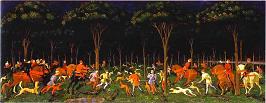 'The Hunt in the Forest' by Paolo Uccello (1397-1475), 1465-70