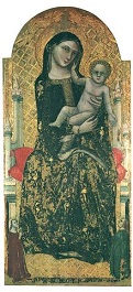 'Madonna dei Denti' by Vitale da Bologna (1289-1369), 1345