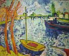 'The River Seine at Chatou' by Maurice de Vlaminck (1876-1958), 1906
