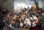 'Episode of the Belgian Revolution of 1830' by Gustave Wappers (1803-74)